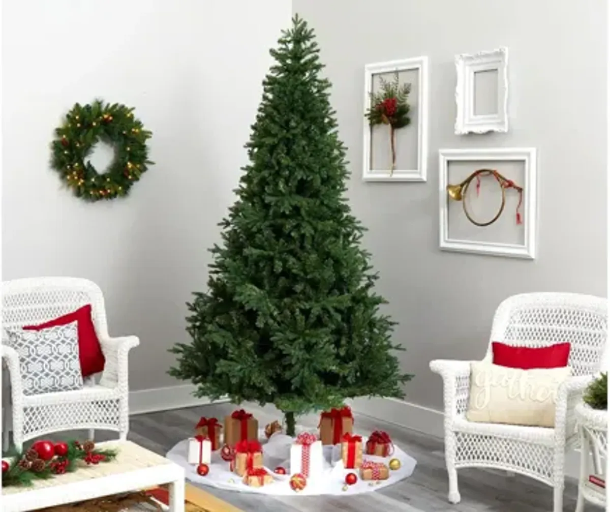 8ft. Pre-Lit Vermont Fir Artificial Christmas Tree