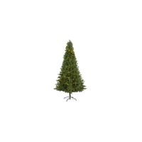 8ft. Pre-Lit Vermont Fir Artificial Christmas Tree in Green by Bellanest