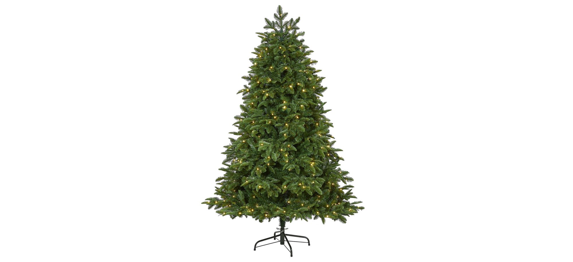 6ft. Pre-Lit Wyoming Fir Artificial Christmas Tree in Green by Bellanest