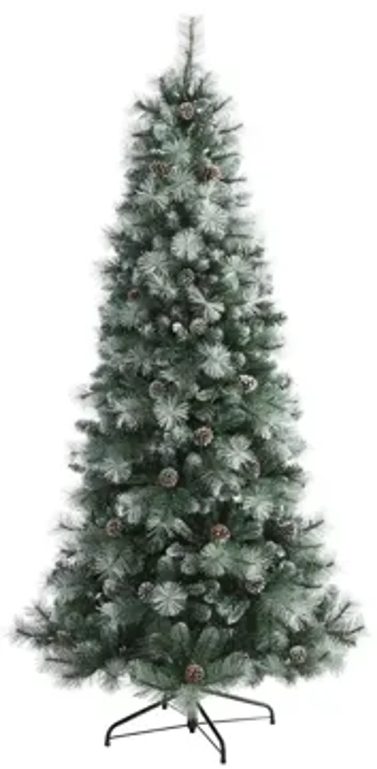 7ft. Pre-Lit Frosted Tip British Columbia Mountain Pine Artificial Christmas Tree