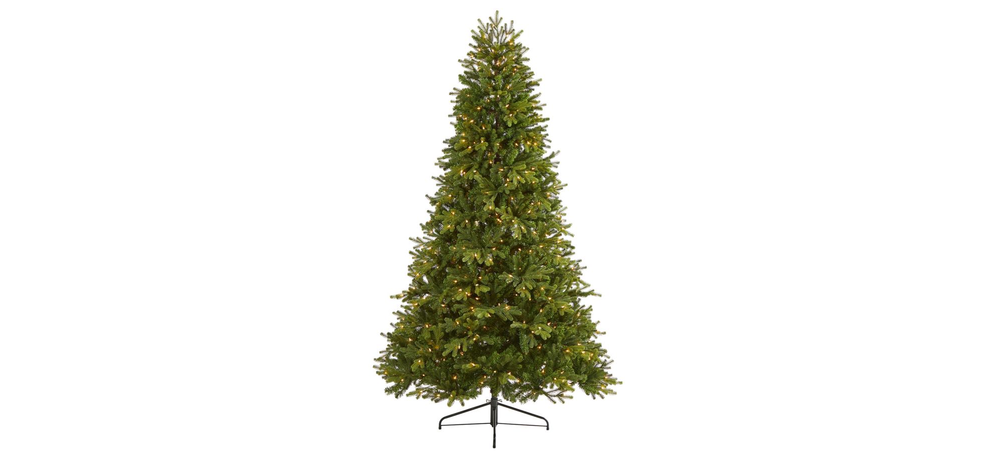 7.5ft. Pre-Lit Washington Fir Artificial Christmas Tree in Green by Bellanest