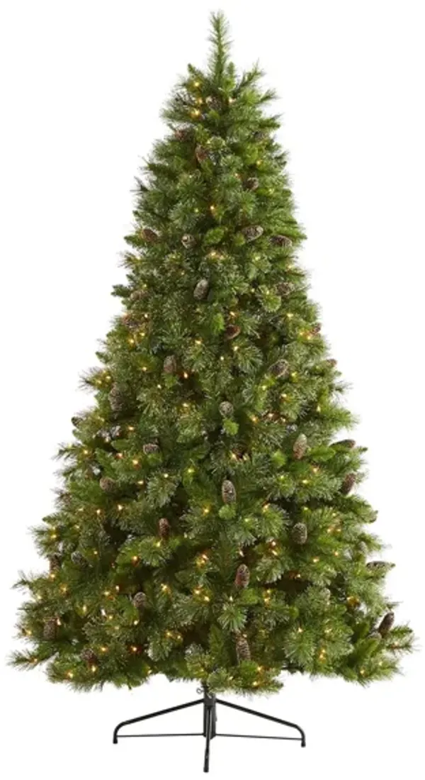 7.5ft. Pre-Lit Golden Tip Washington Pine Artificial Christmas Tree