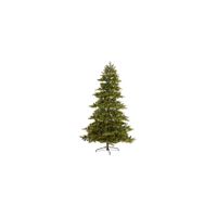 7.5ft. Pre-Lit Yukon Mountain Fir Artificial Christmas Tree in Green by Bellanest