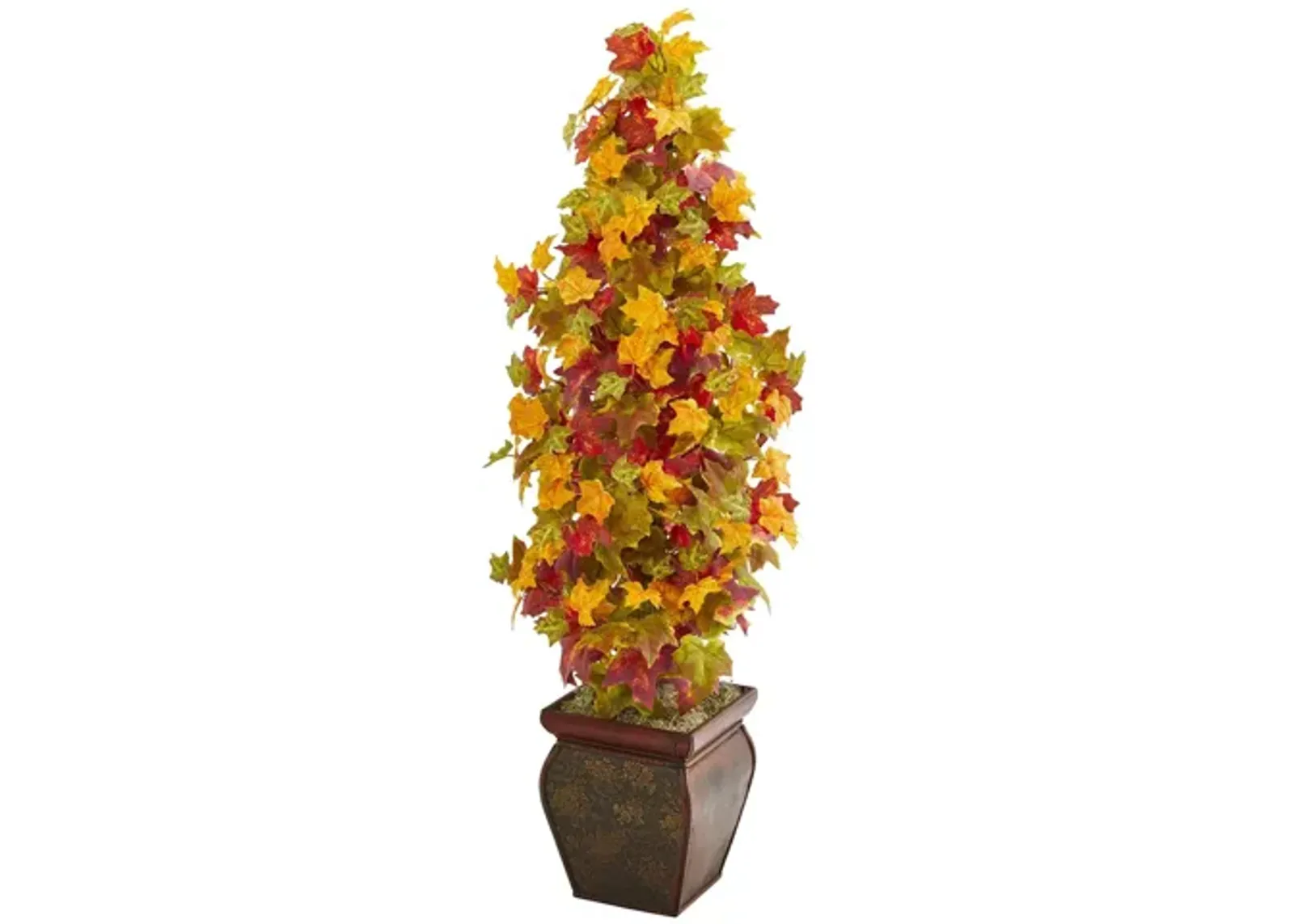 40in. Autumn Maple Artificial Tree in Decorative Planter