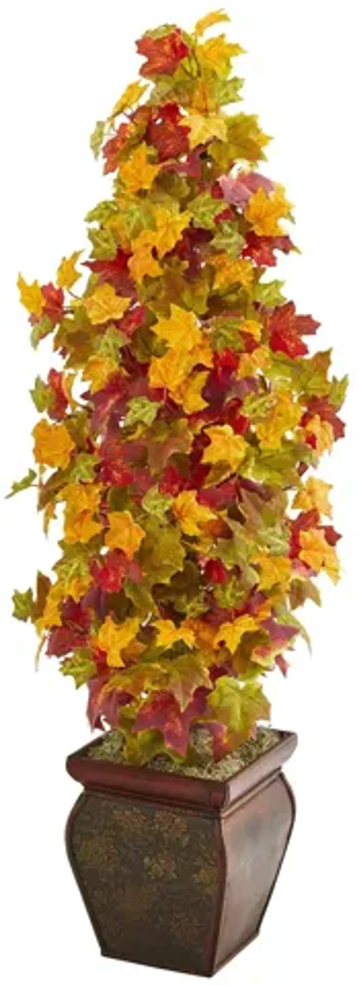 40in. Autumn Maple Artificial Tree in Decorative Planter