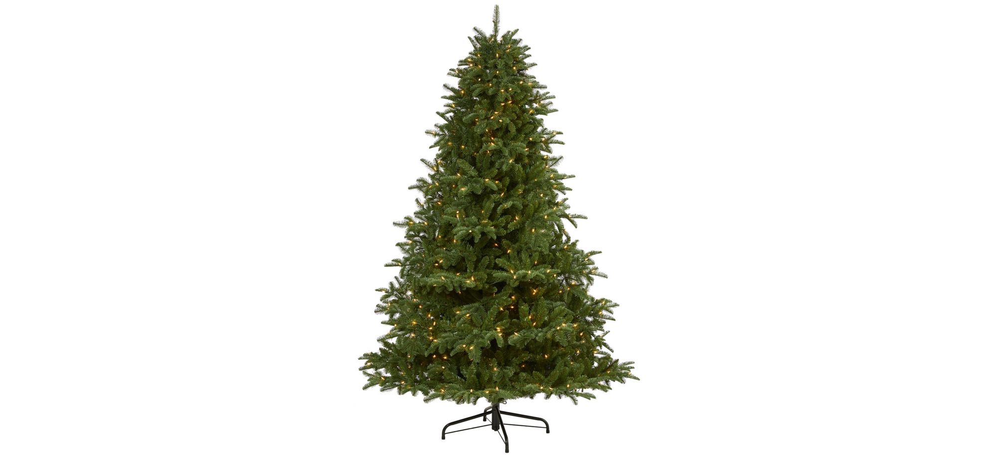 7ft. Pre-Lit South Carolina Spruce Artificial Christmas Tree in Green by Bellanest