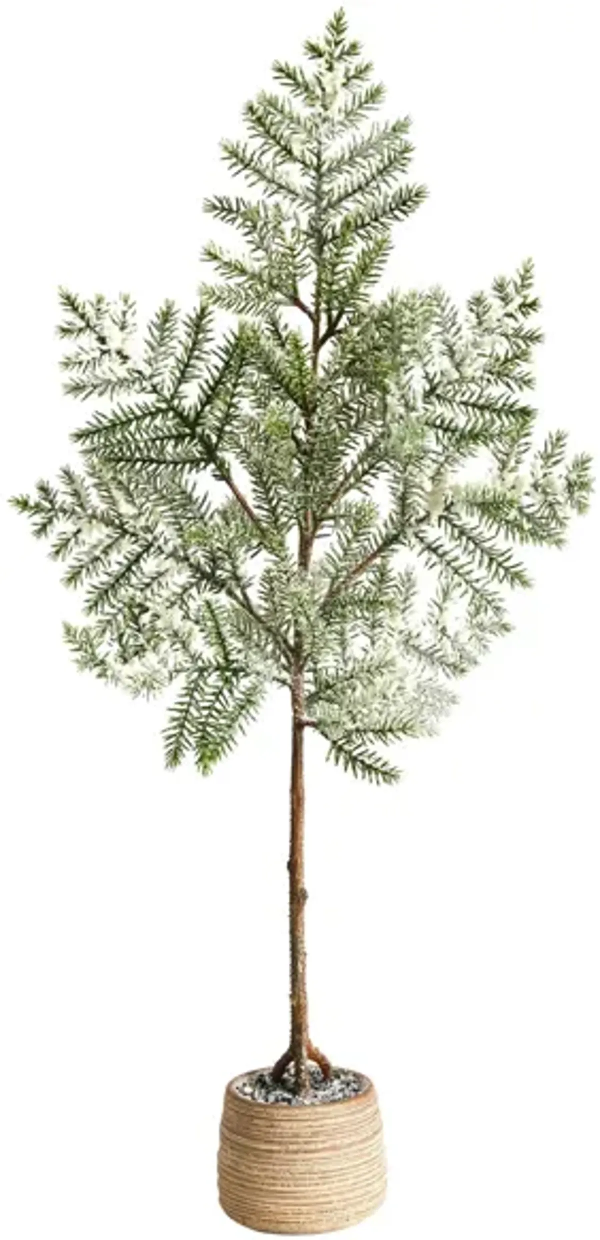 35" Frosted Pine Artificial Christmas Tree in Planter