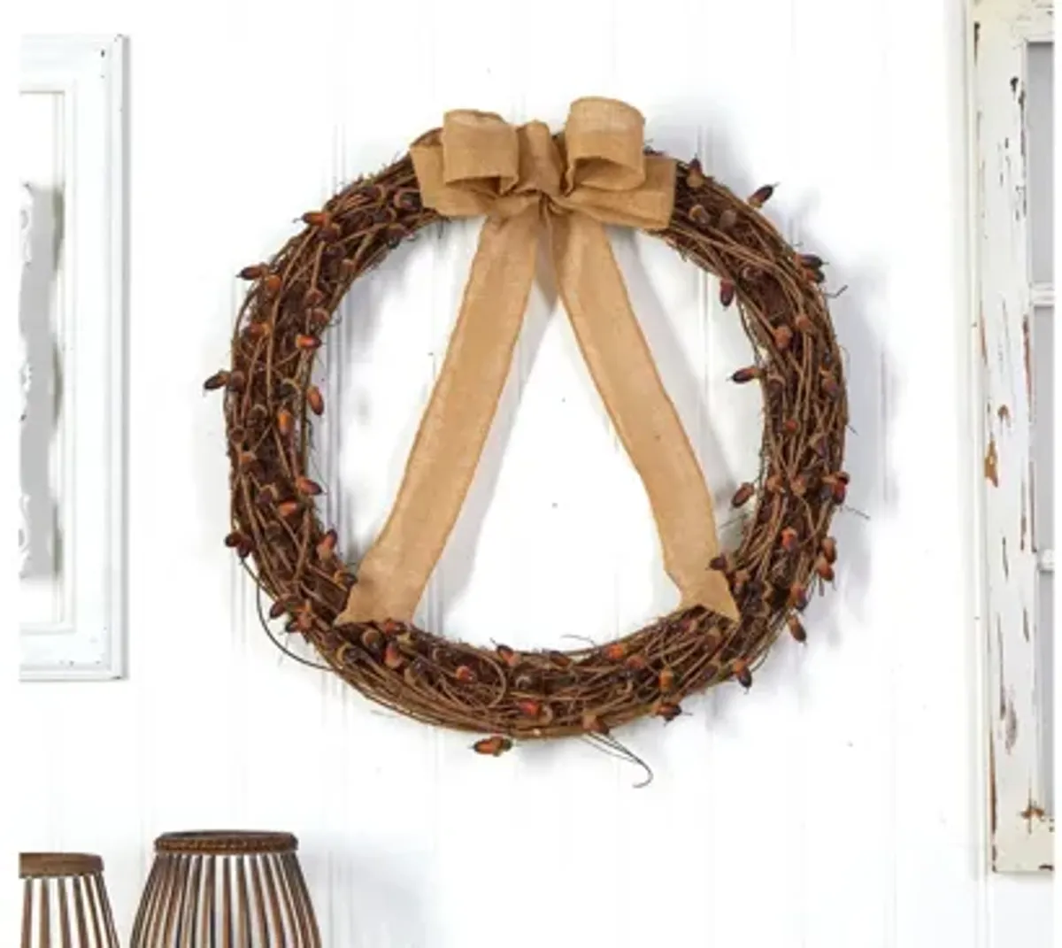 30" Harvest Foliage Wreath