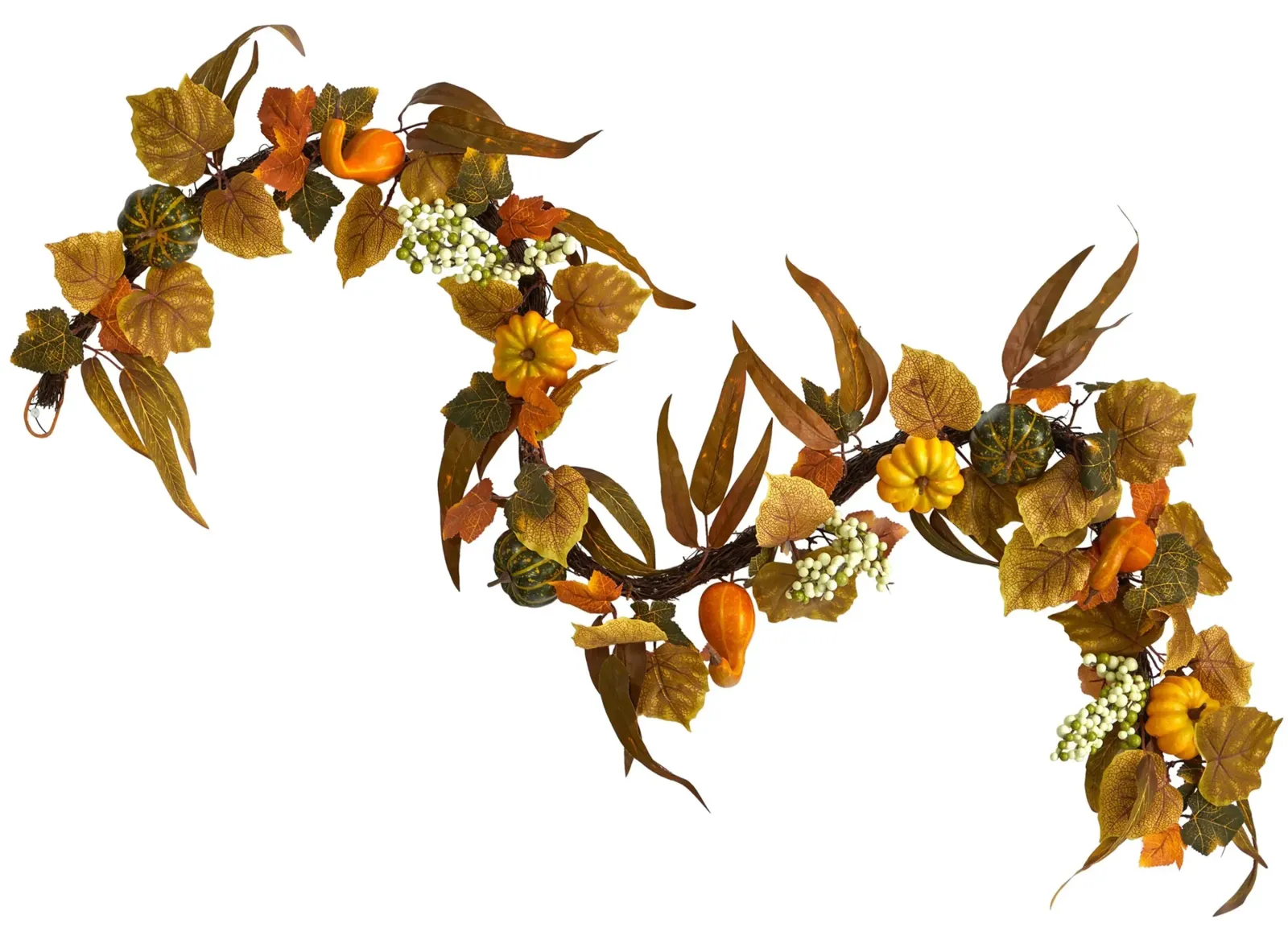 6' Harvest Foliage Artificial Garland