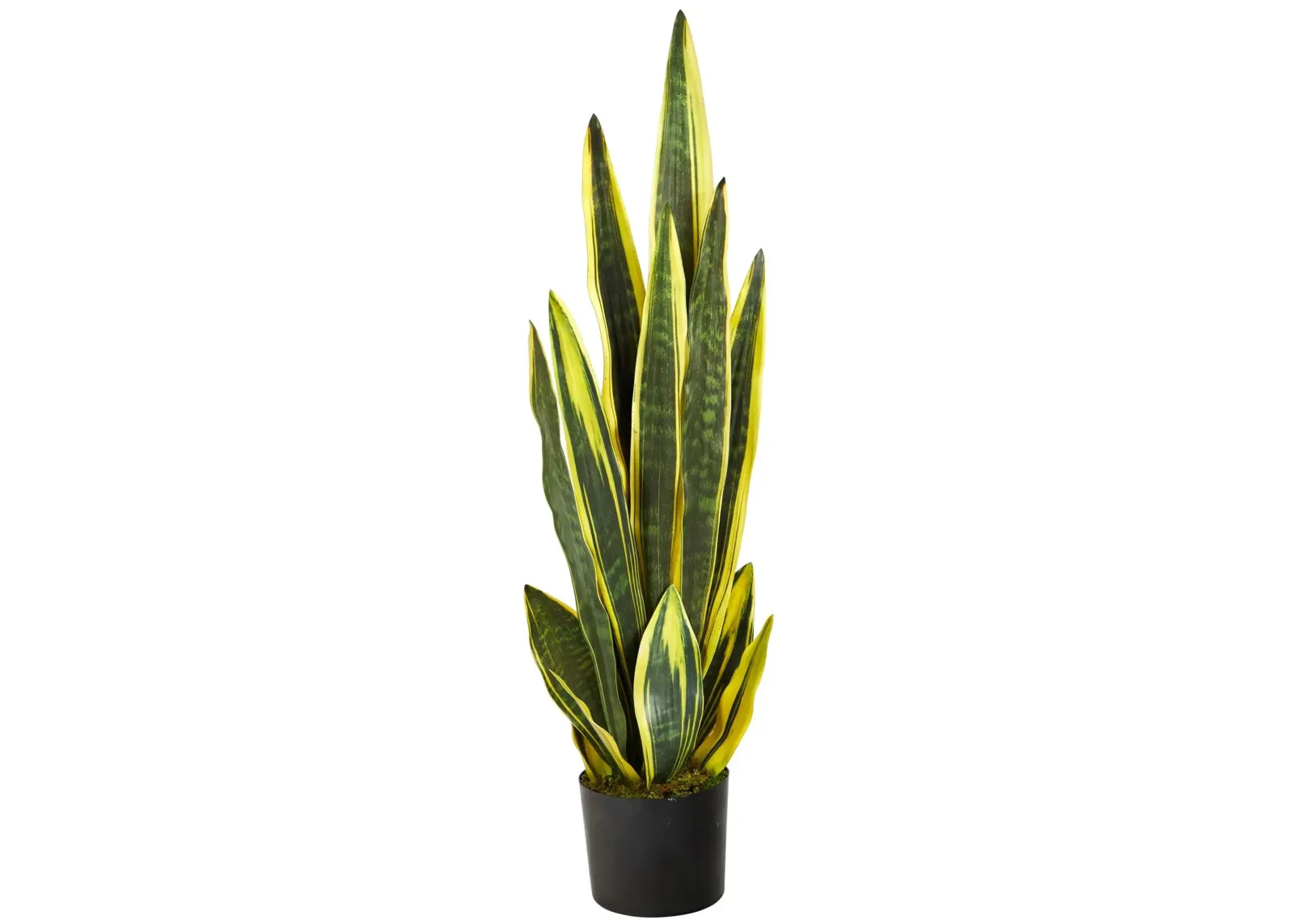 38" Sansevieria Artificial Plant in Green by Bellanest