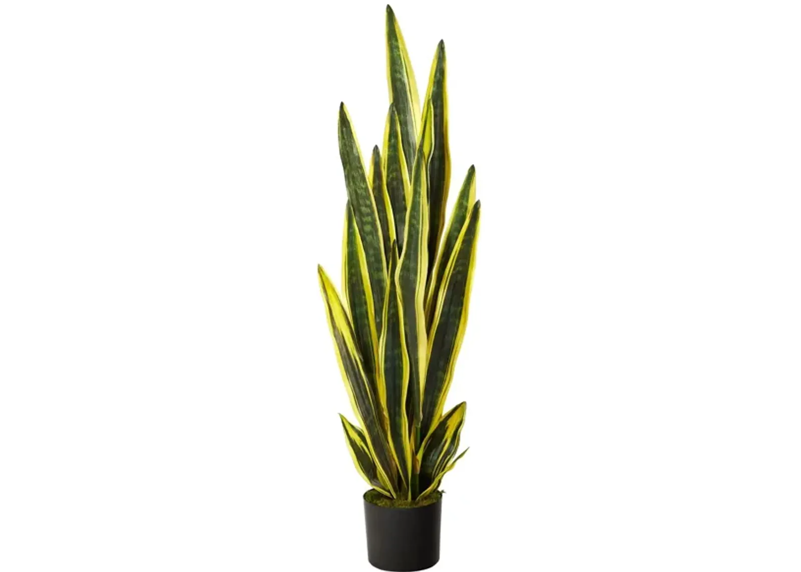 4' Sansevieria Artificial Plant in Green by Bellanest