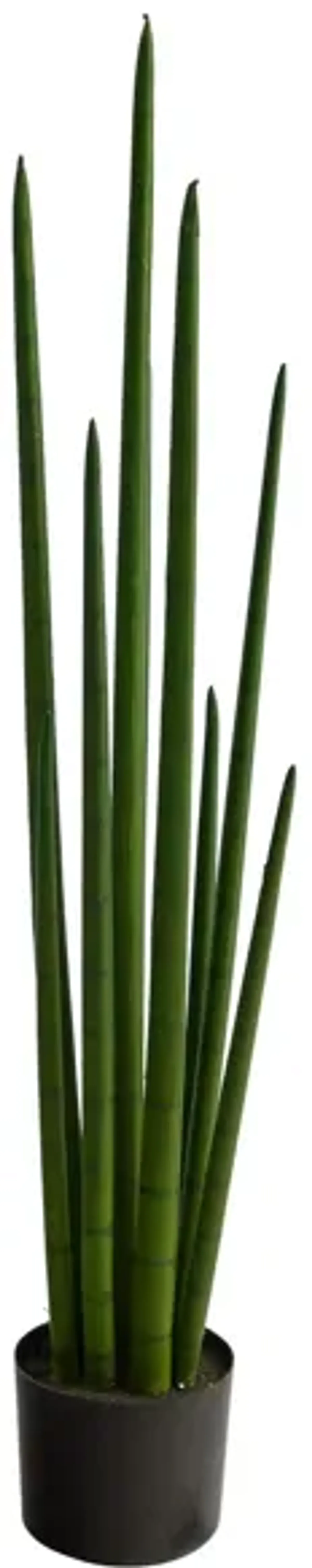 3.5' Sansevieria Artificial Plant in Green by Bellanest