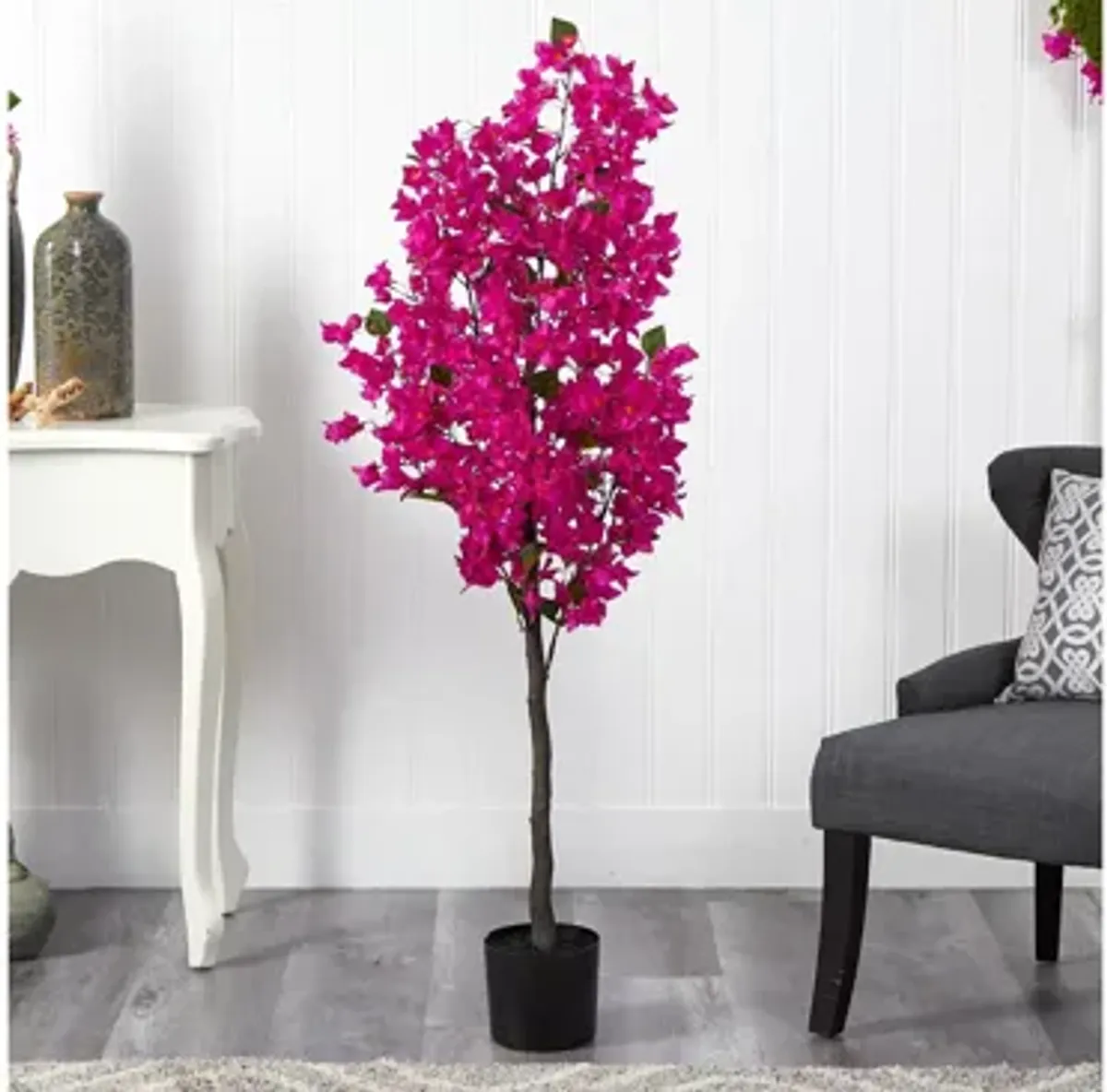 5' Bougainvillea Artificial Tree