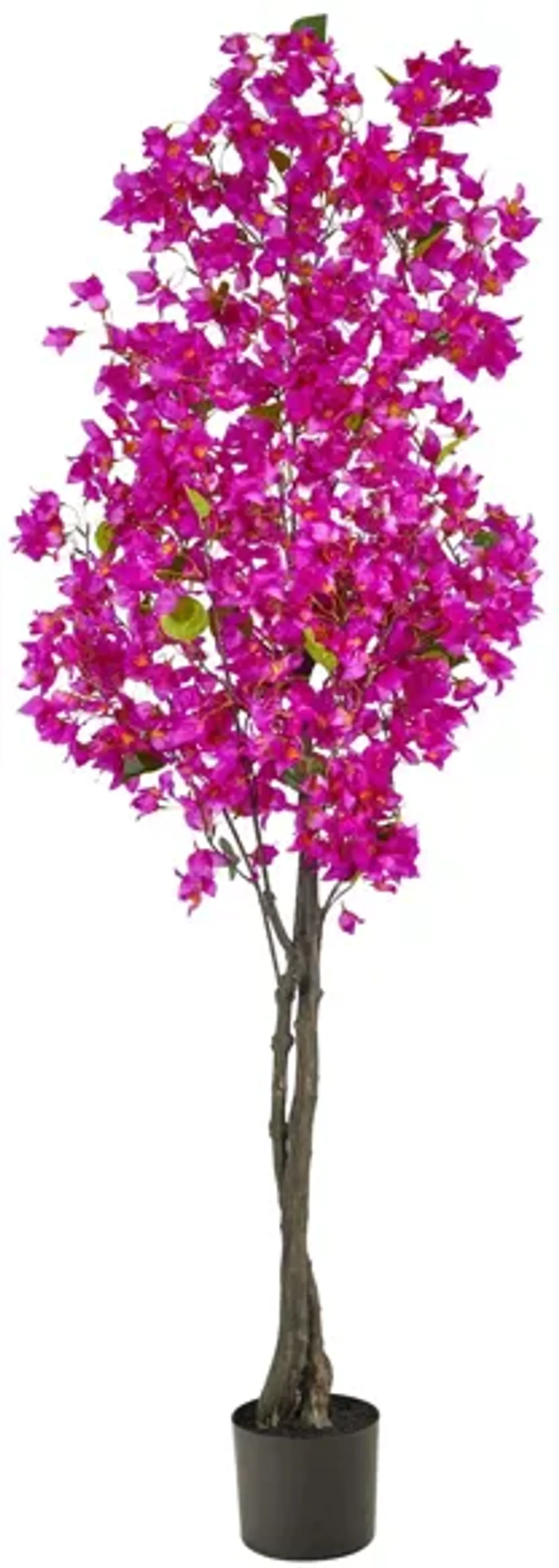 6' Bougainvillea Artificial Tree in Purple by Bellanest