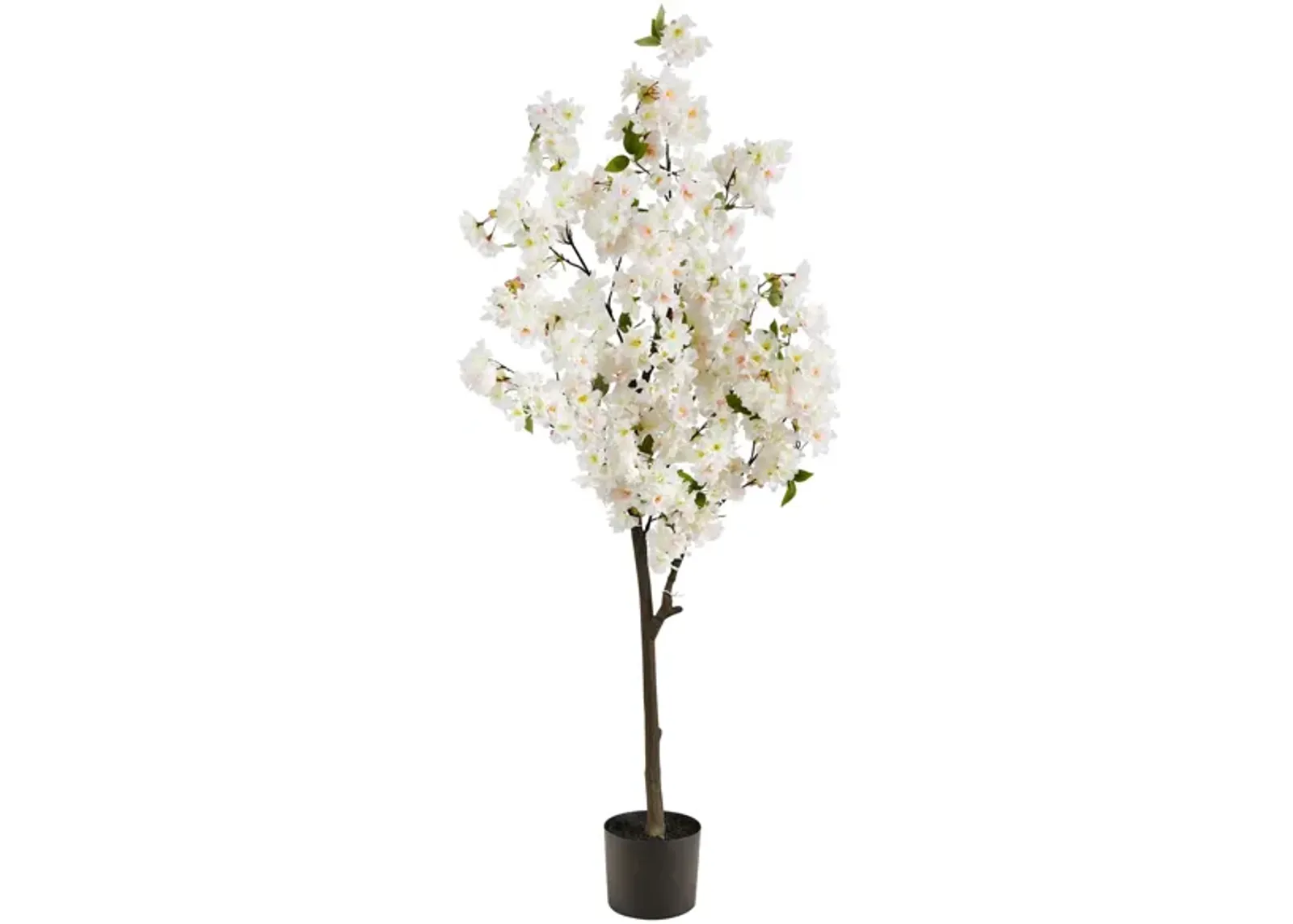 5' Cherry Blossom Artificial Tree in White by Bellanest