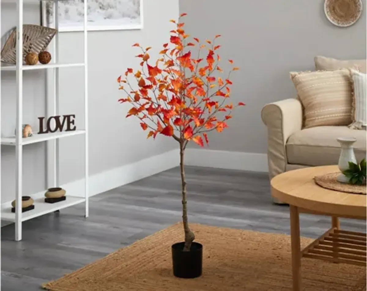 4' Autumn Birch Artificial Tree