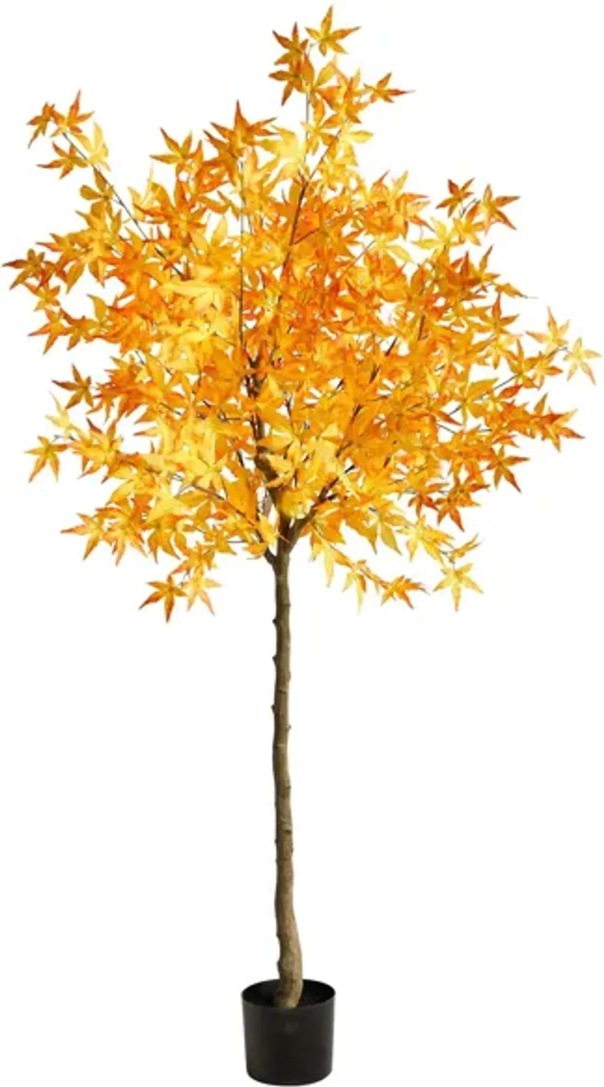 6' Autumn Maple Artificial Tree in Yellow by Bellanest