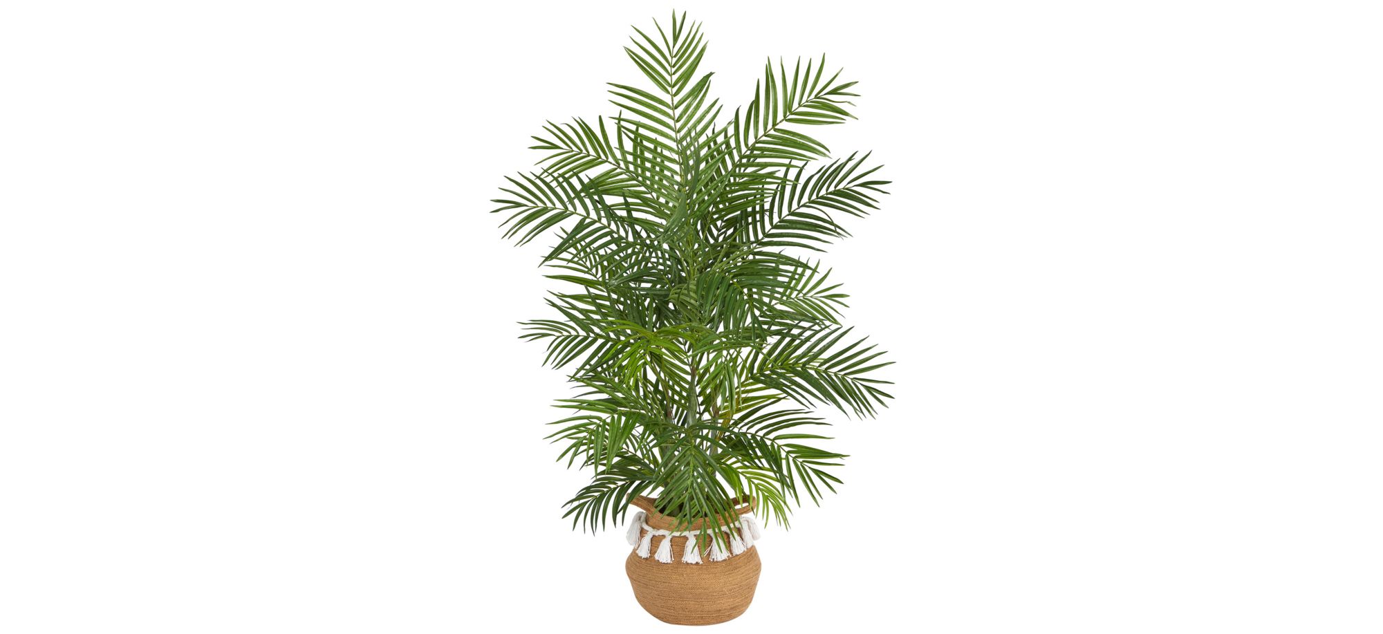 4' Areca Artificial Palm in Planter with Tassels in Green by Bellanest