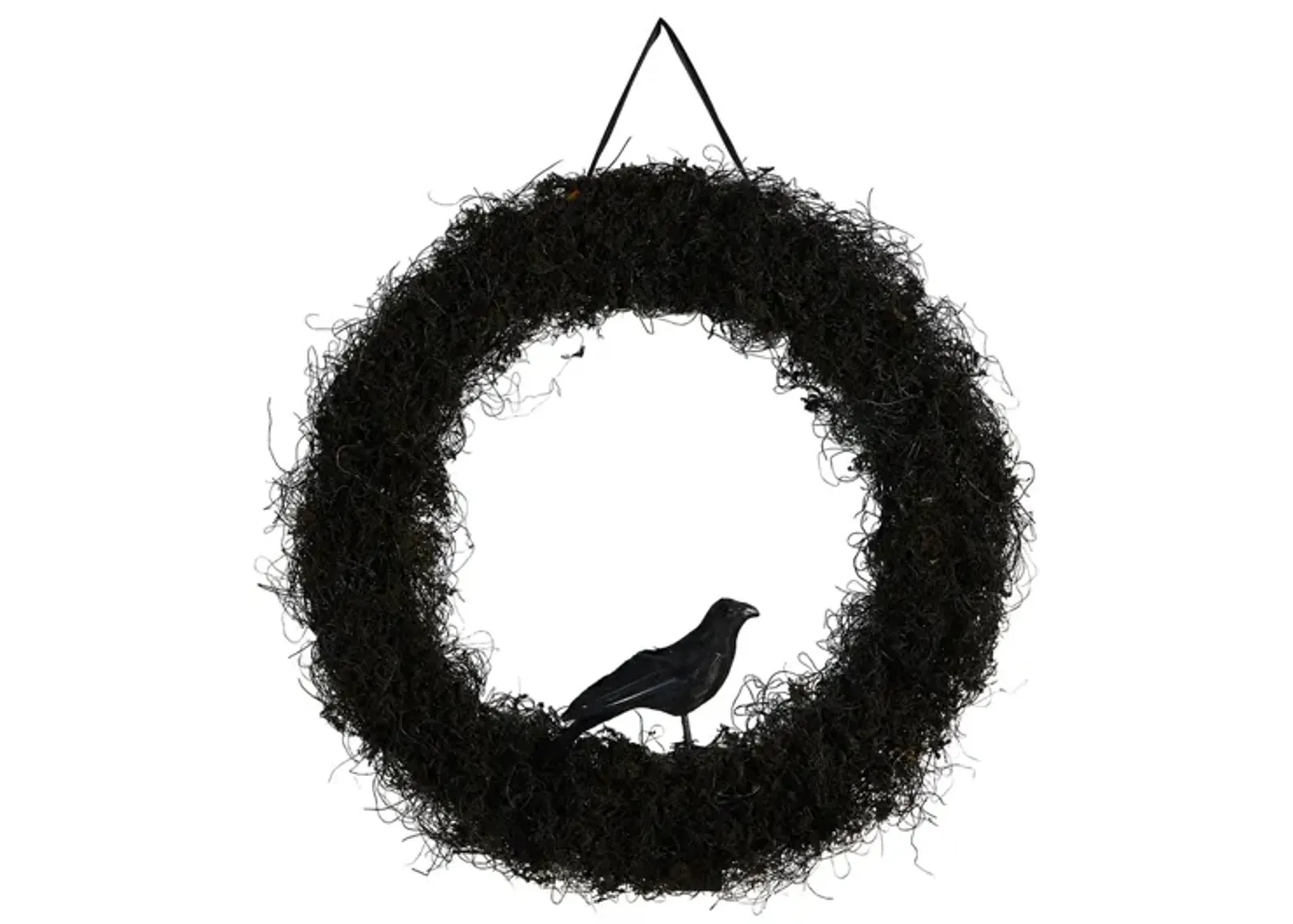 Crisp 30" Raven Twig Wreath in Black by Bellanest