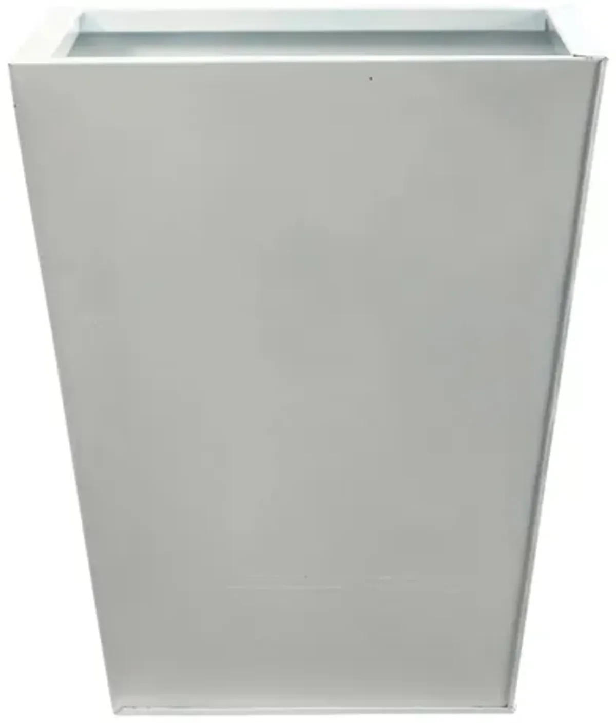 15in. Classic Square Metal Planter in White by Bellanest