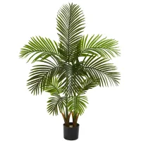 54in. Areca Palm Artificial Tree in Green by Bellanest