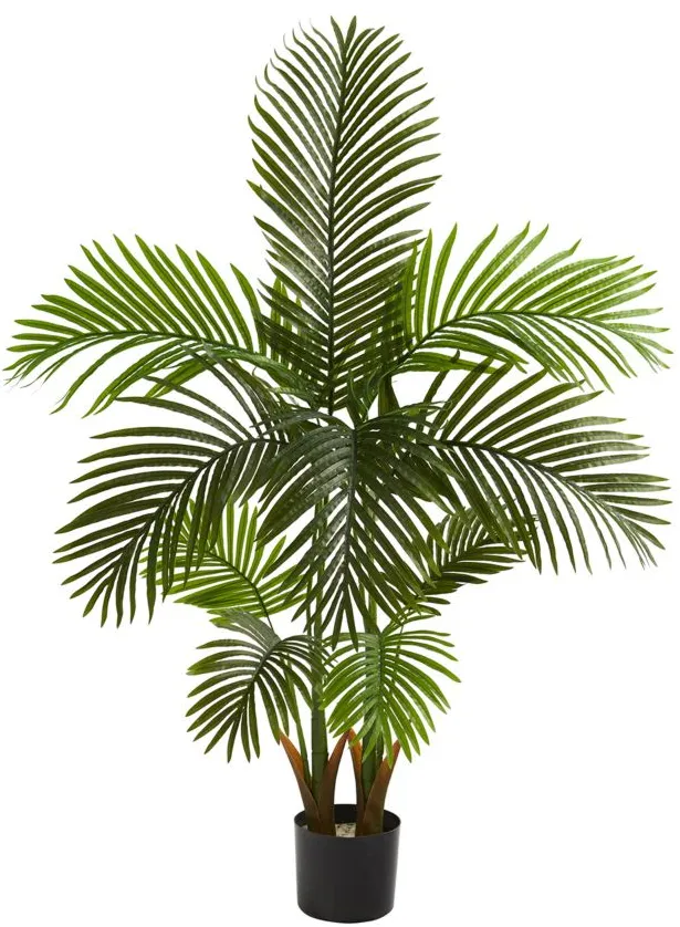 54in. Areca Palm Artificial Tree in Green by Bellanest