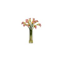 Mini Calla Lily Silk Flower Arrangement in Pink by Bellanest