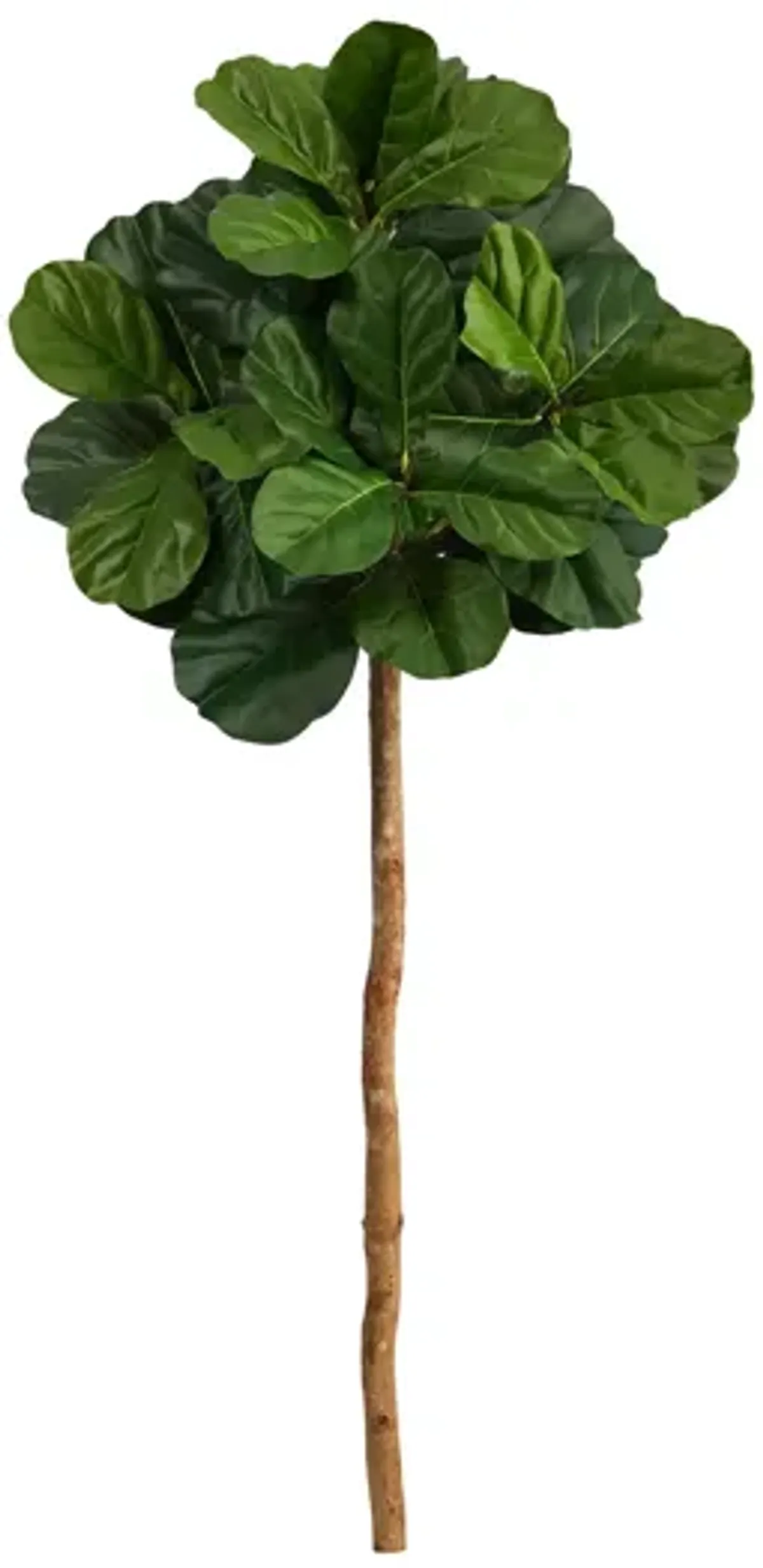 4.5ft. Fiddle Leaf Artificial Tree (No Pot) in Green by Bellanest