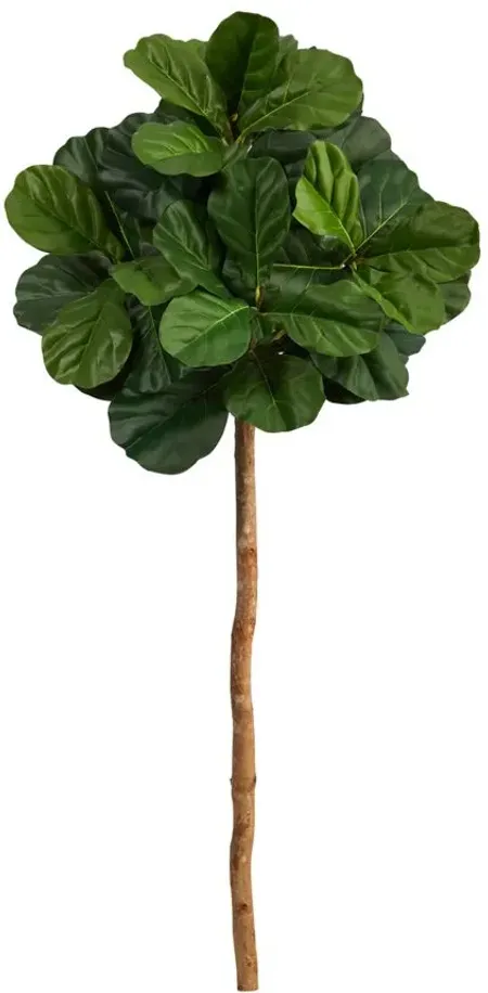 4.5ft. Fiddle Leaf Artificial Tree (No Pot) in Green by Bellanest