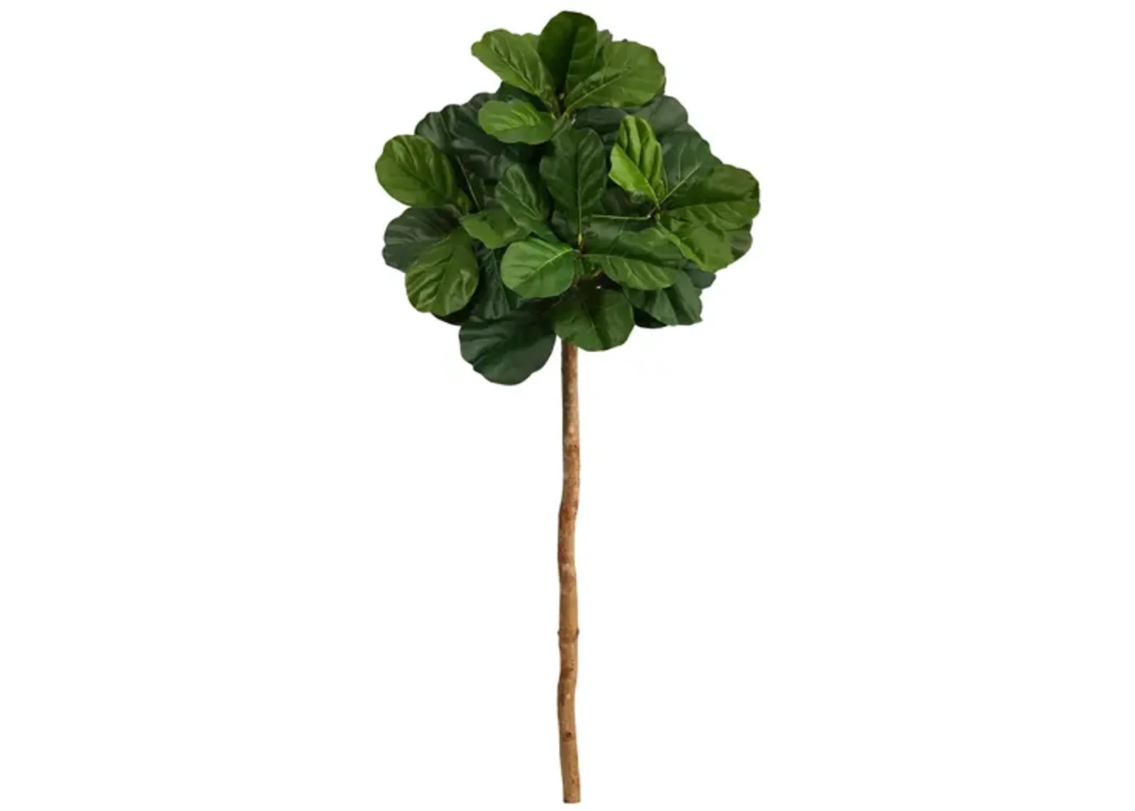 4.5ft. Fiddle Leaf Artificial Tree (No Pot) in Green by Bellanest