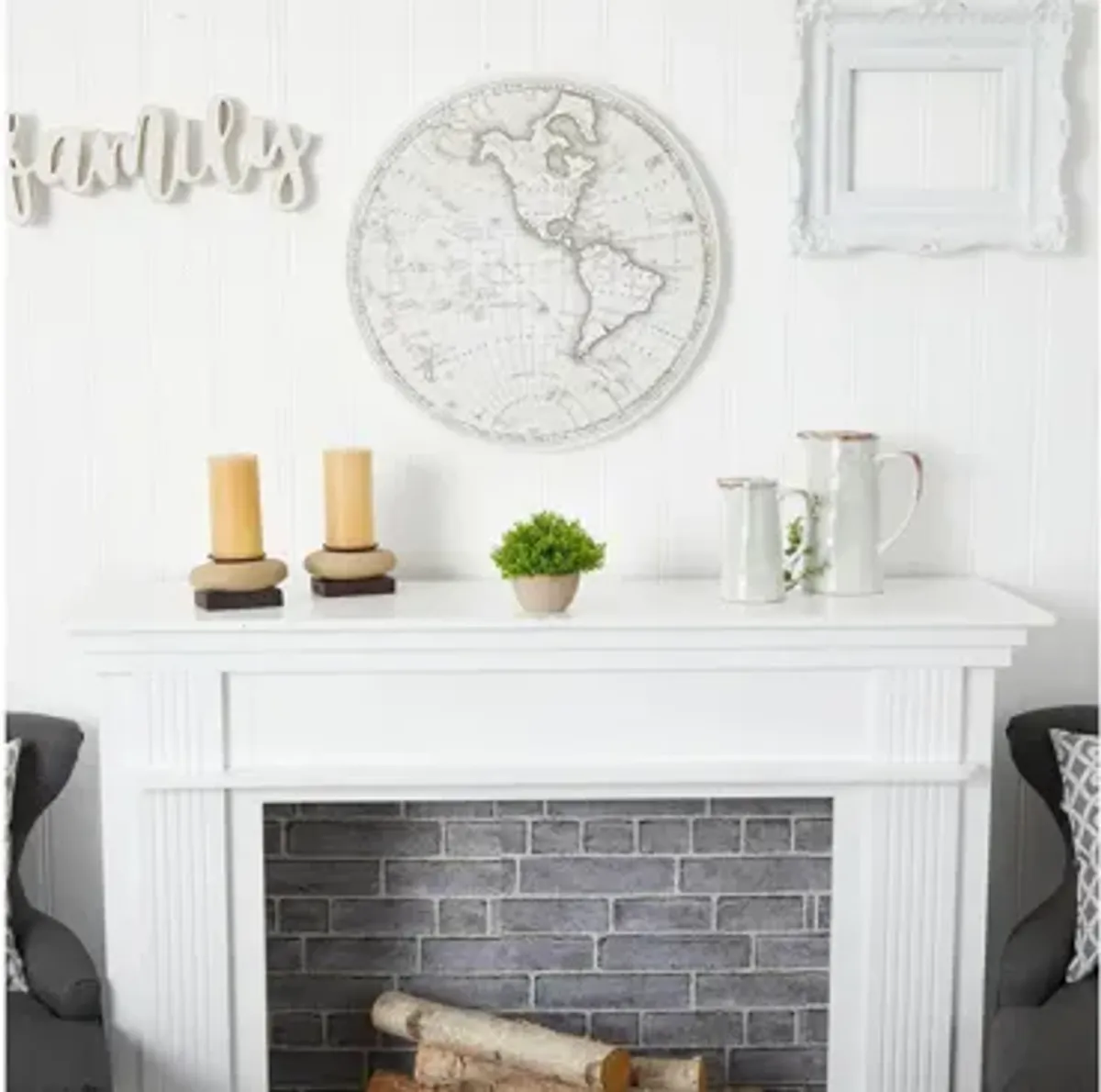 5in. Boxwood Artificial Plant in Decorative Planter