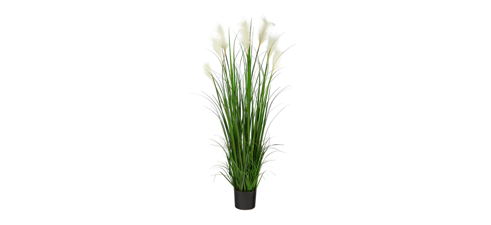4.5ft. Plume Grass Artificial Plant in Green by Bellanest