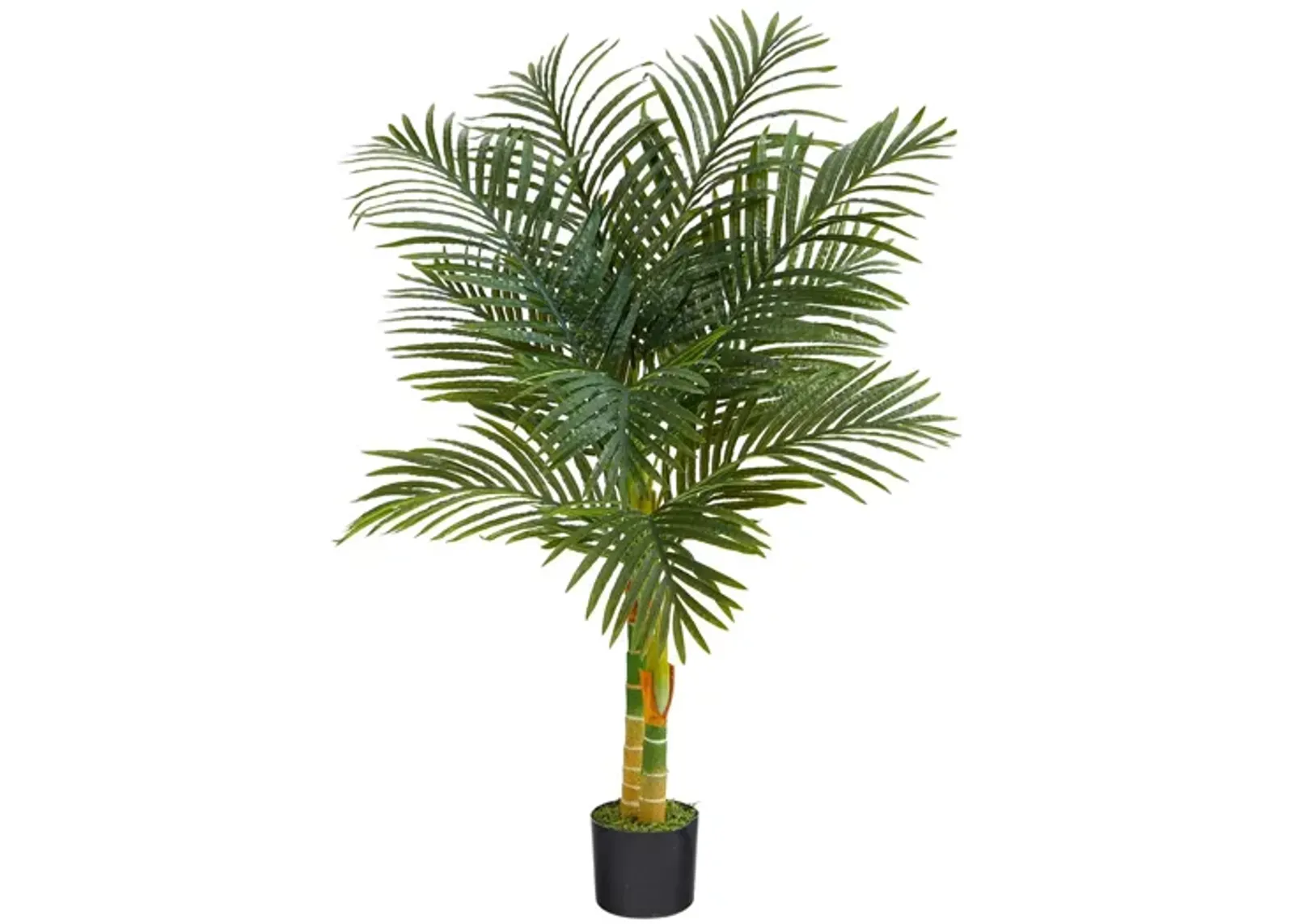 4ft. Golden Cane Artificial Palm Tree in Green by Bellanest