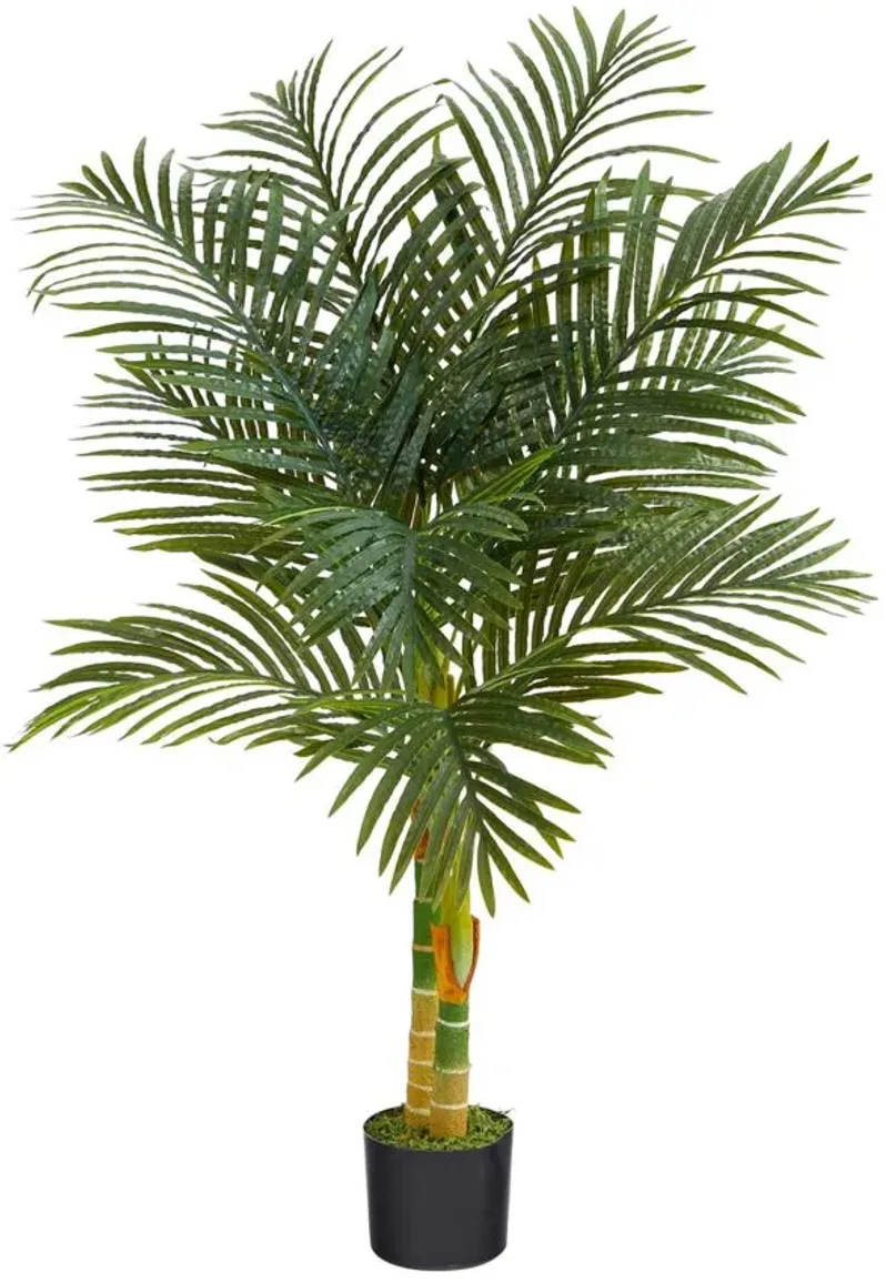 4ft. Golden Cane Artificial Palm Tree in Green by Bellanest