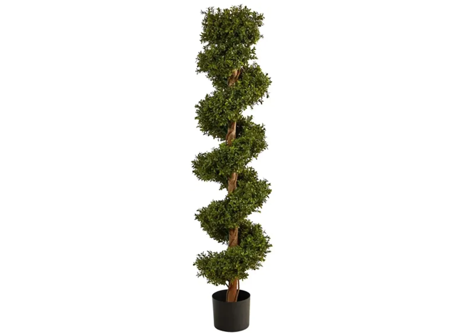 5ft. Boxwood Spiral Topiary Artificial Tree (Indoor/Outdoor)