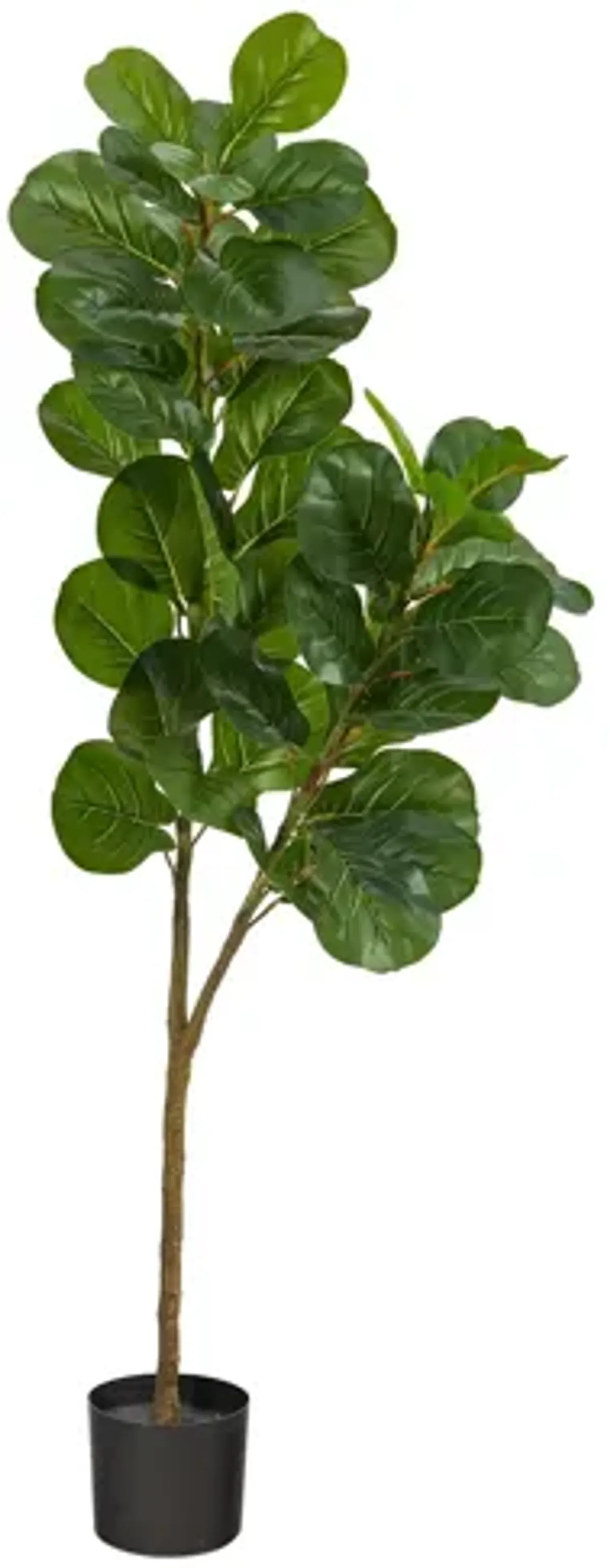 5.5ft. Fiddle Leaf Fig Artificial Tree in Green by Bellanest