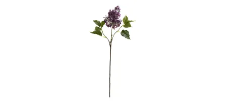 30in. Lilac Artificial Flower (Set of 6) in Purple by Bellanest