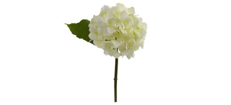 12in. Hydrangea Artificial Flower (Set of 12) in Cream by Bellanest