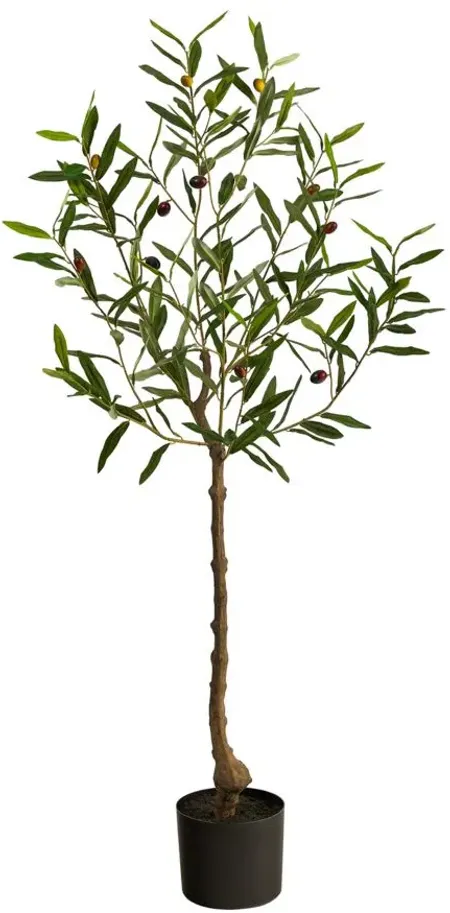 4ft. Olive Artificial Tree in Green by Bellanest