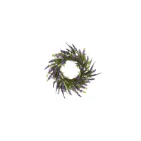 18in. Lavender Artificial Wreath in Purple by Bellanest