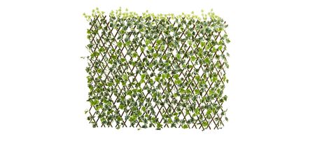 39in. English Ivy Artificial Expandable Fence UV Resistant & Waterproof in Green by Bellanest