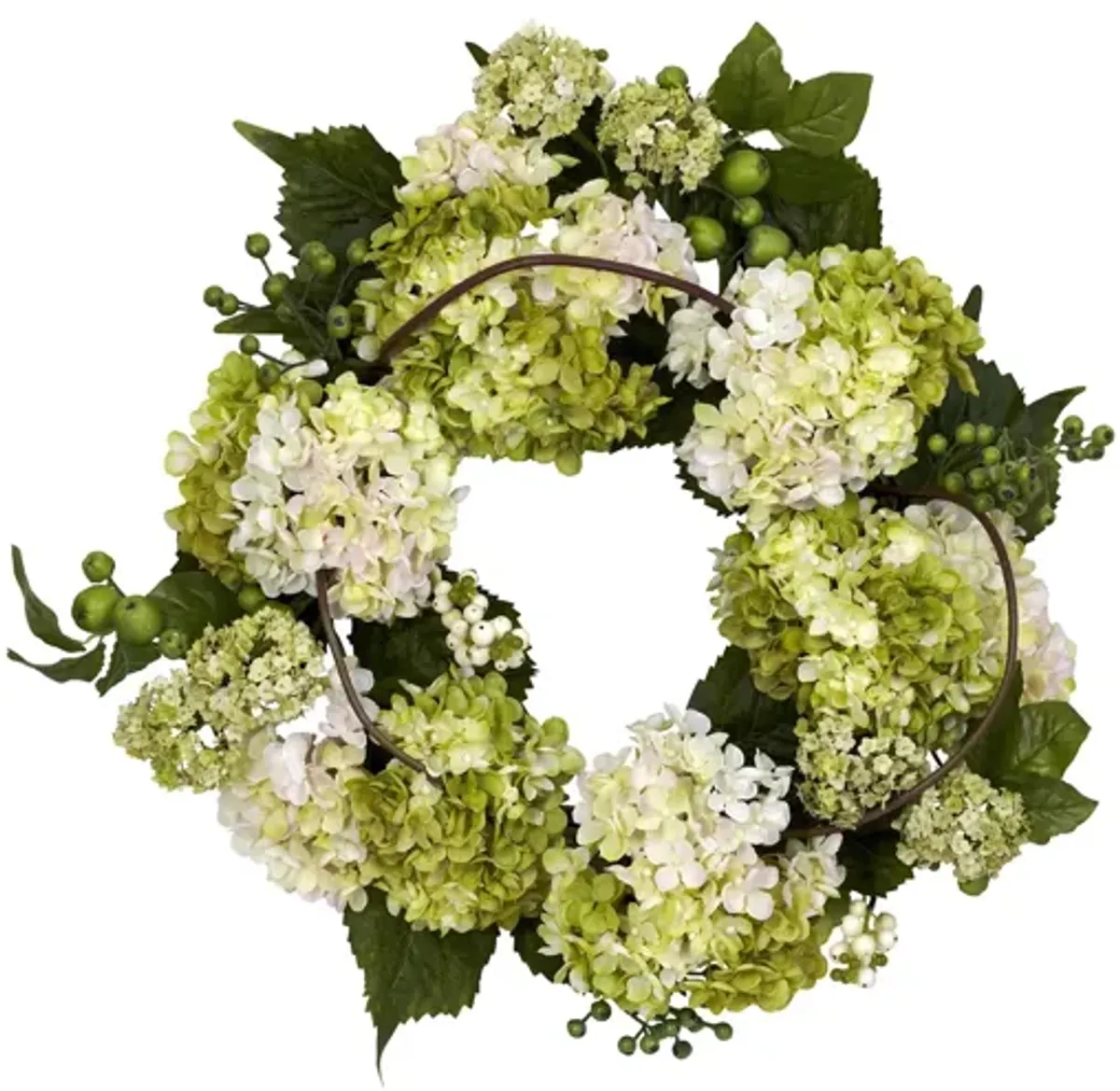 22in. Hydrangea Wreath