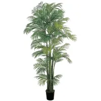 7ft. Areca Silk Palm Artificial Tree in Green by Bellanest