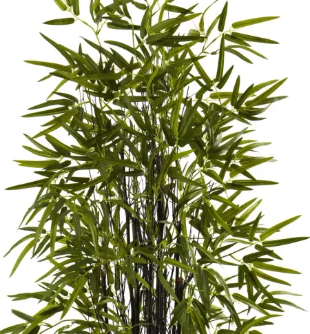5ft. Black Bamboo Artificial Tree in Green by Bellanest