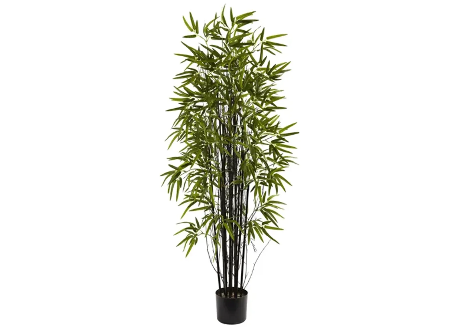 5ft. Black Bamboo Artificial Tree in Green by Bellanest