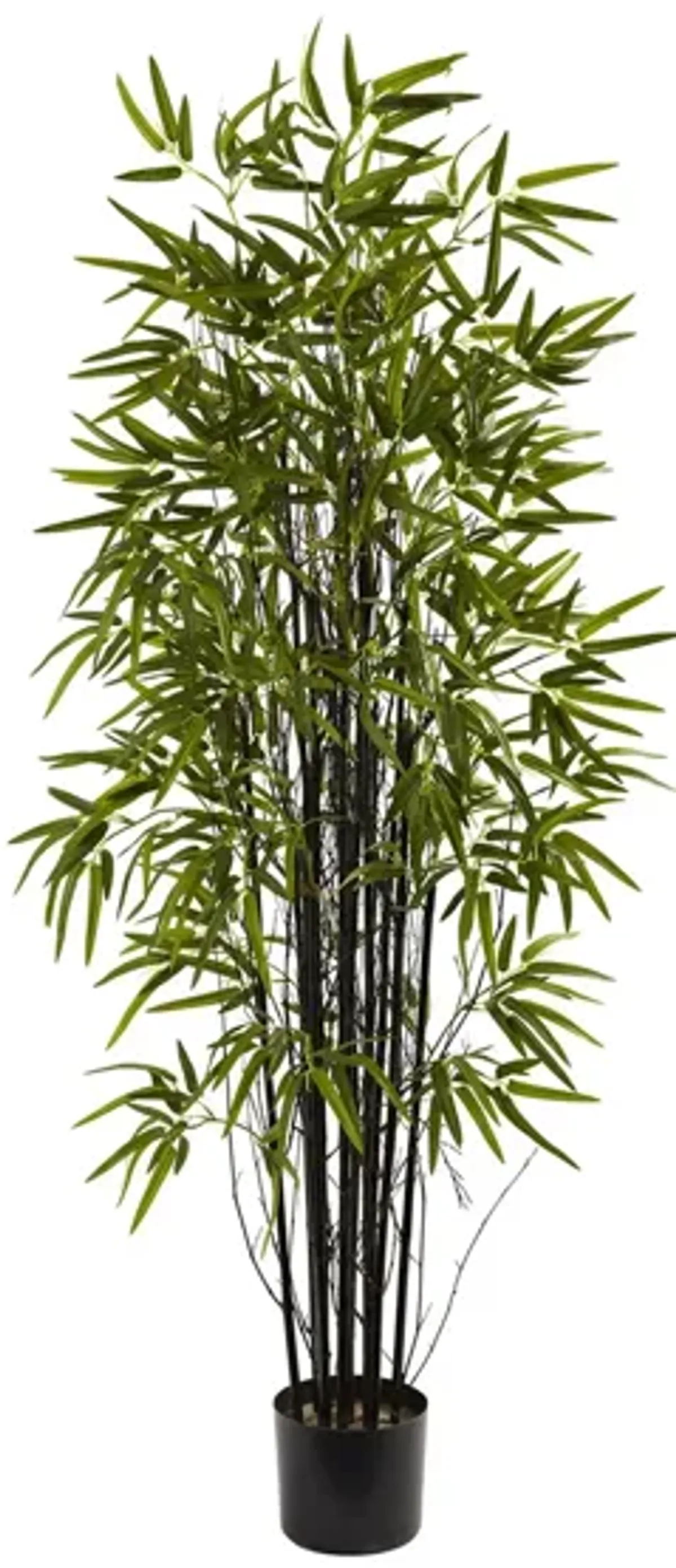 5ft. Black Bamboo Artificial Tree in Green by Bellanest