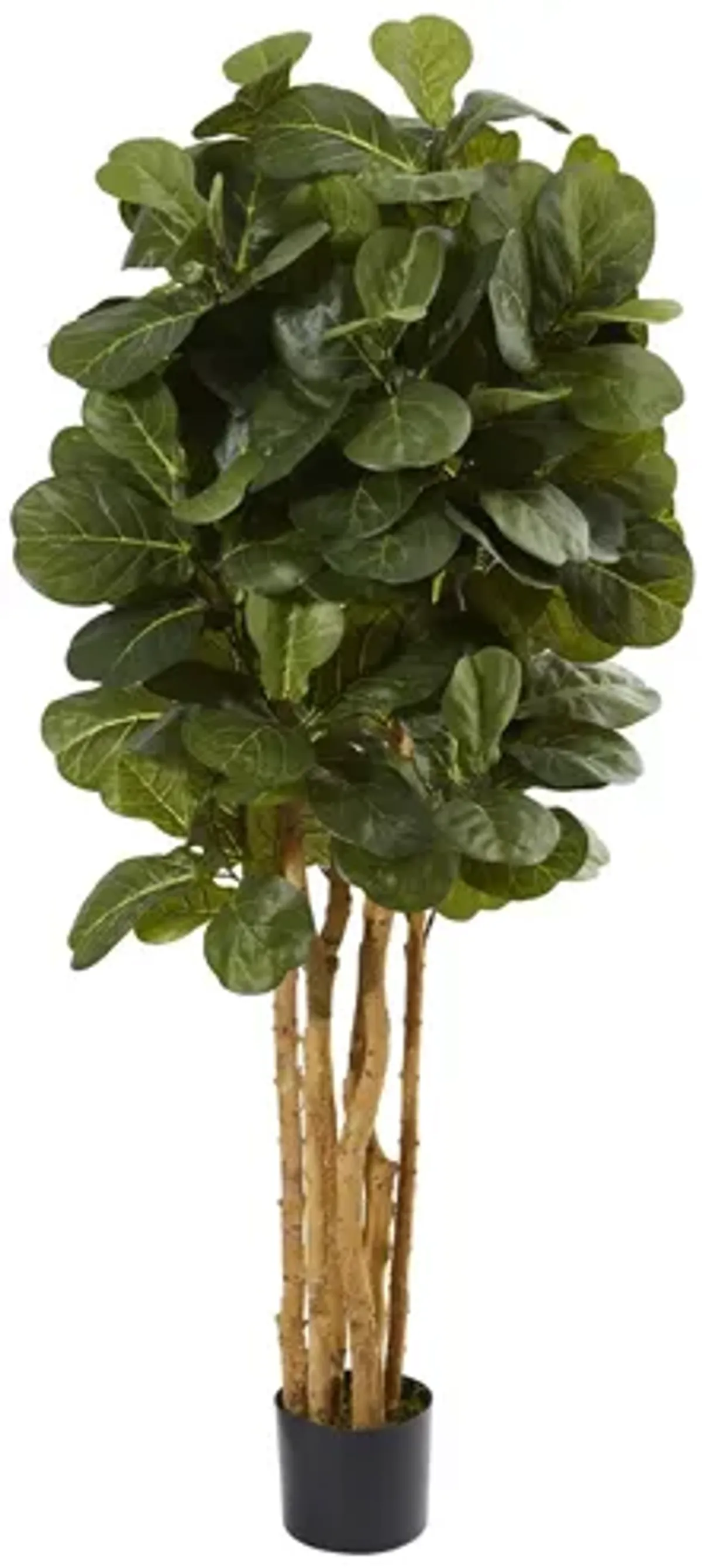 5ft. Fiddle Leaf Fig Artificial Tree in Green by Bellanest