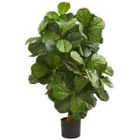 3.5ft. Fiddle Leaf Artificial Tree in Green by Bellanest