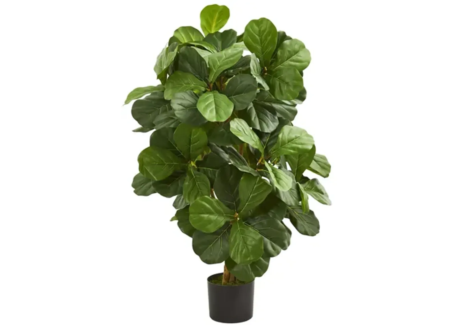 3.5ft. Fiddle Leaf Artificial Tree in Green by Bellanest