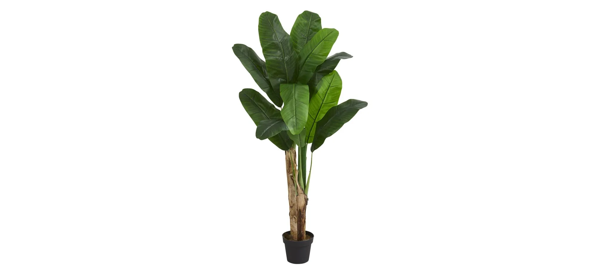 4ft. Double Stalk Banana Artificial Tree in Green by Bellanest